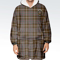 MacIntyre Hunting Weathered Tartan Hoodie Blanket