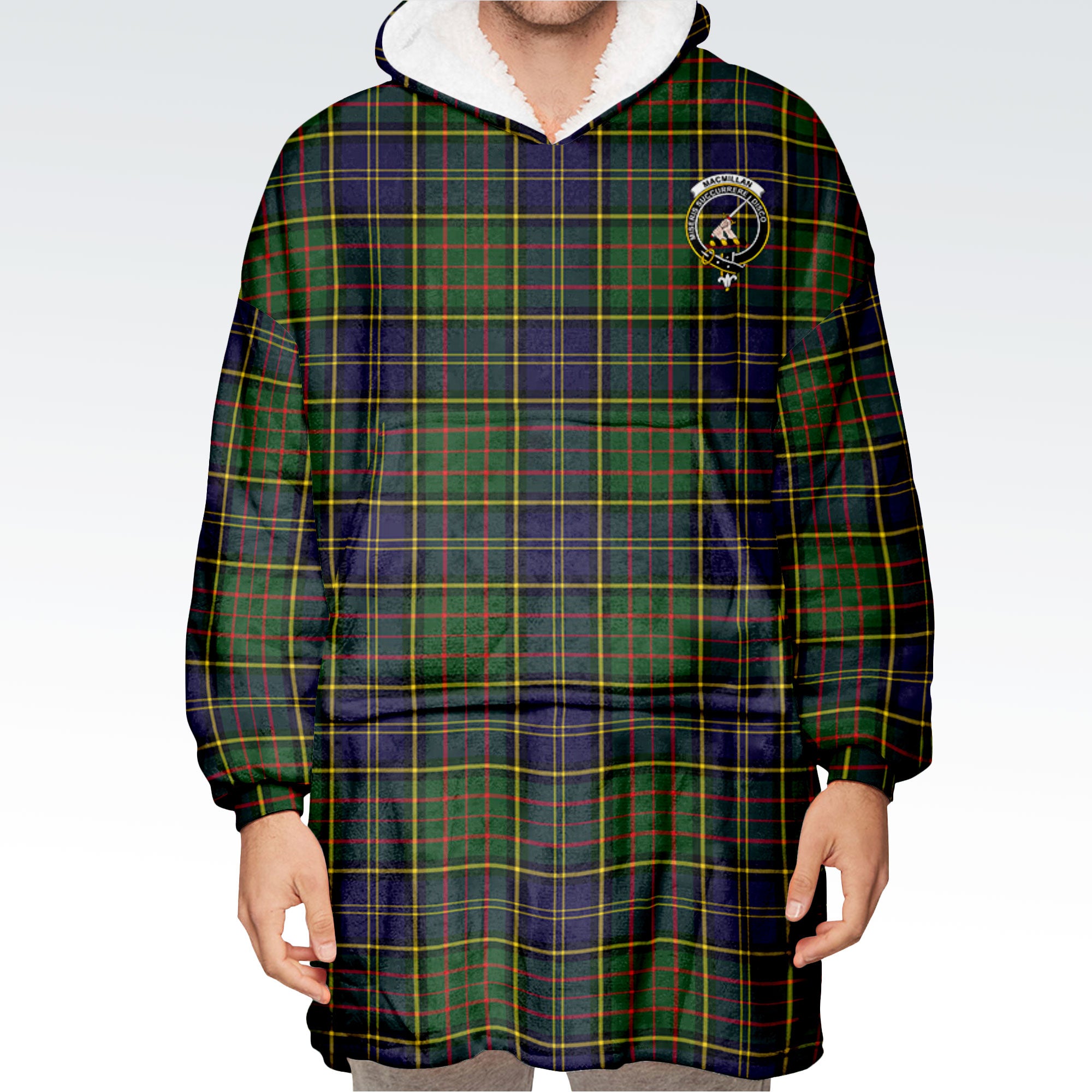 MacMillan Hunting Modern Tartan Hoodie Blanket