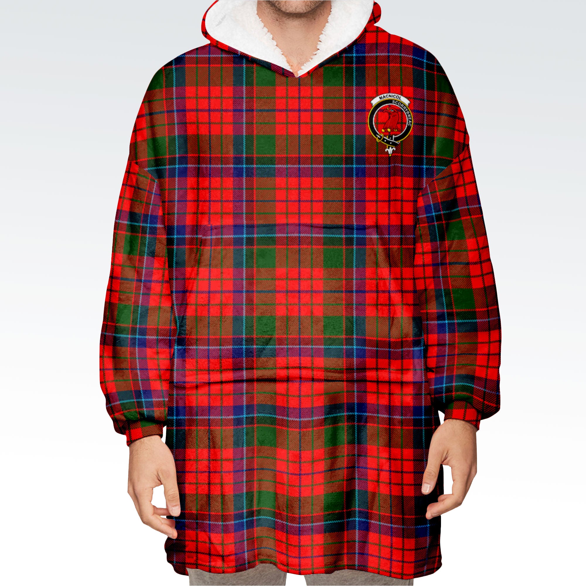 MacNicol (of Scorrybreac) Tartan Hoodie Blanket