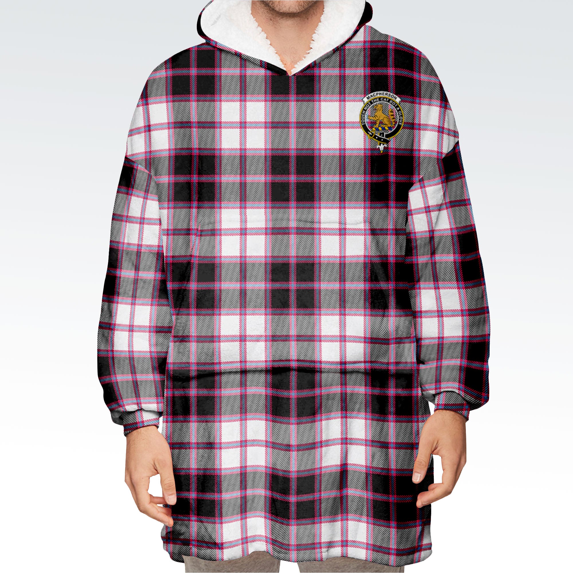 MacPherson Hunting Modern Tartan Hoodie Blanket