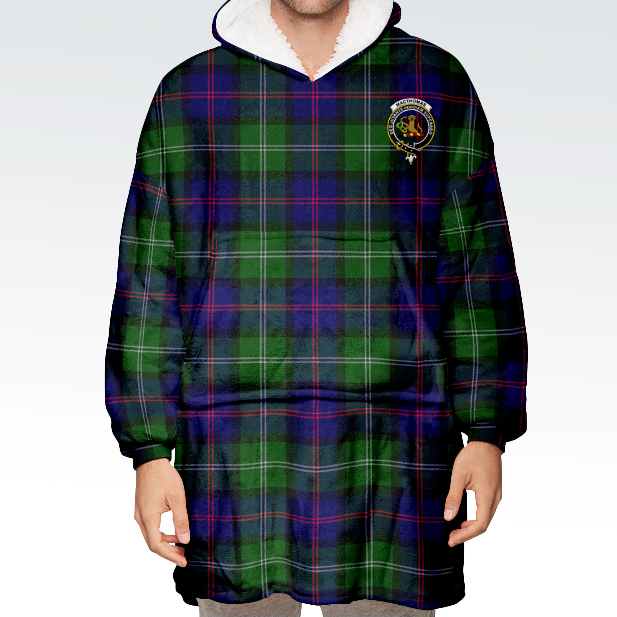 MacThomas Modern Tartan Hoodie Blanket