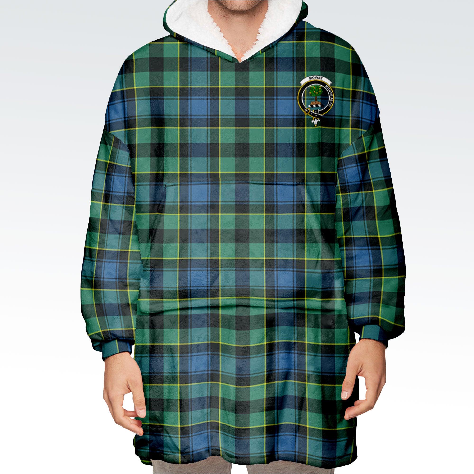 Mowat Ancient Tartan Hoodie Blanket