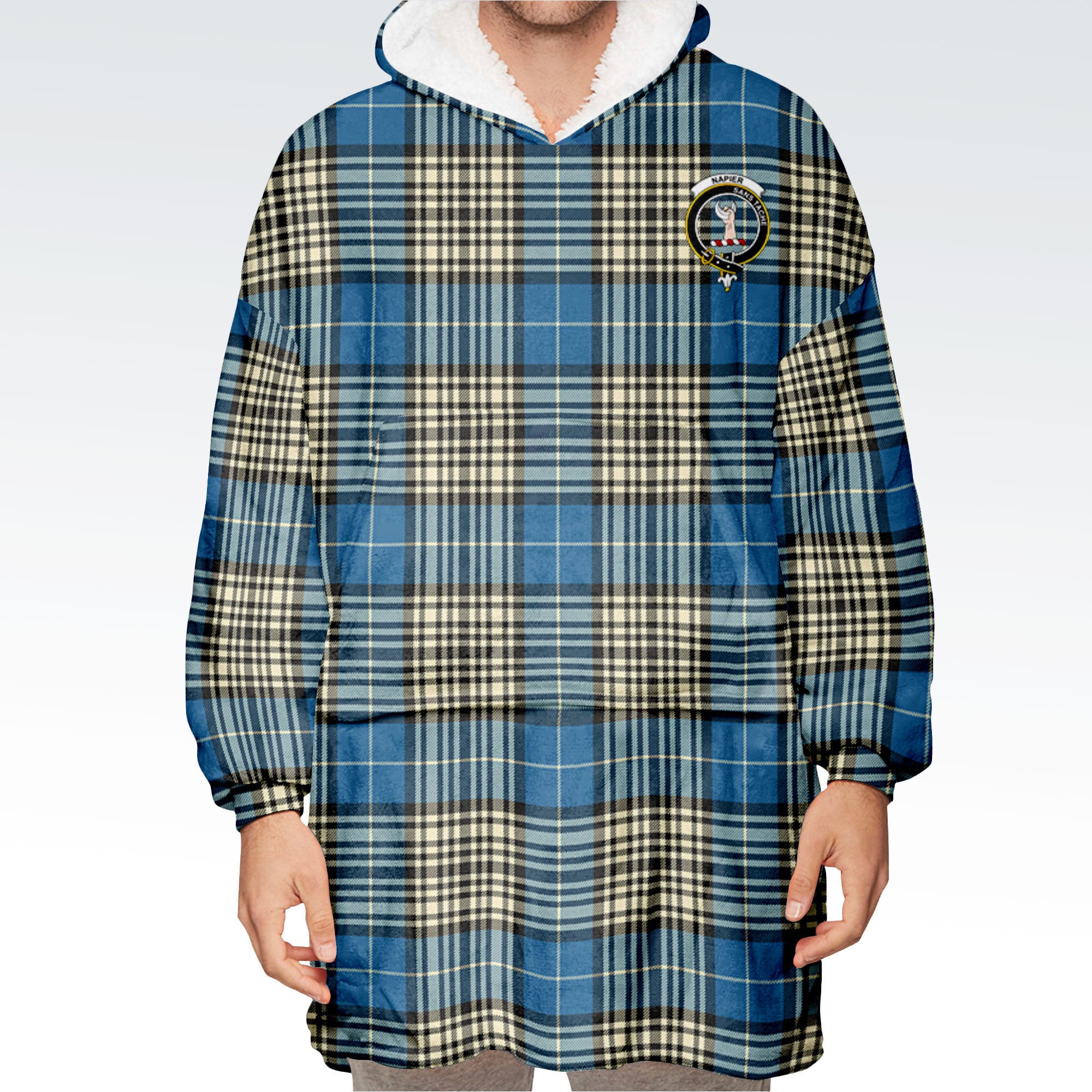 Napier Ancient Tartan Hoodie Blanket