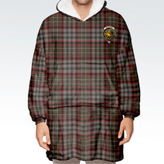 Nicolson Hunting Weathered Tartan Hoodie Blanket