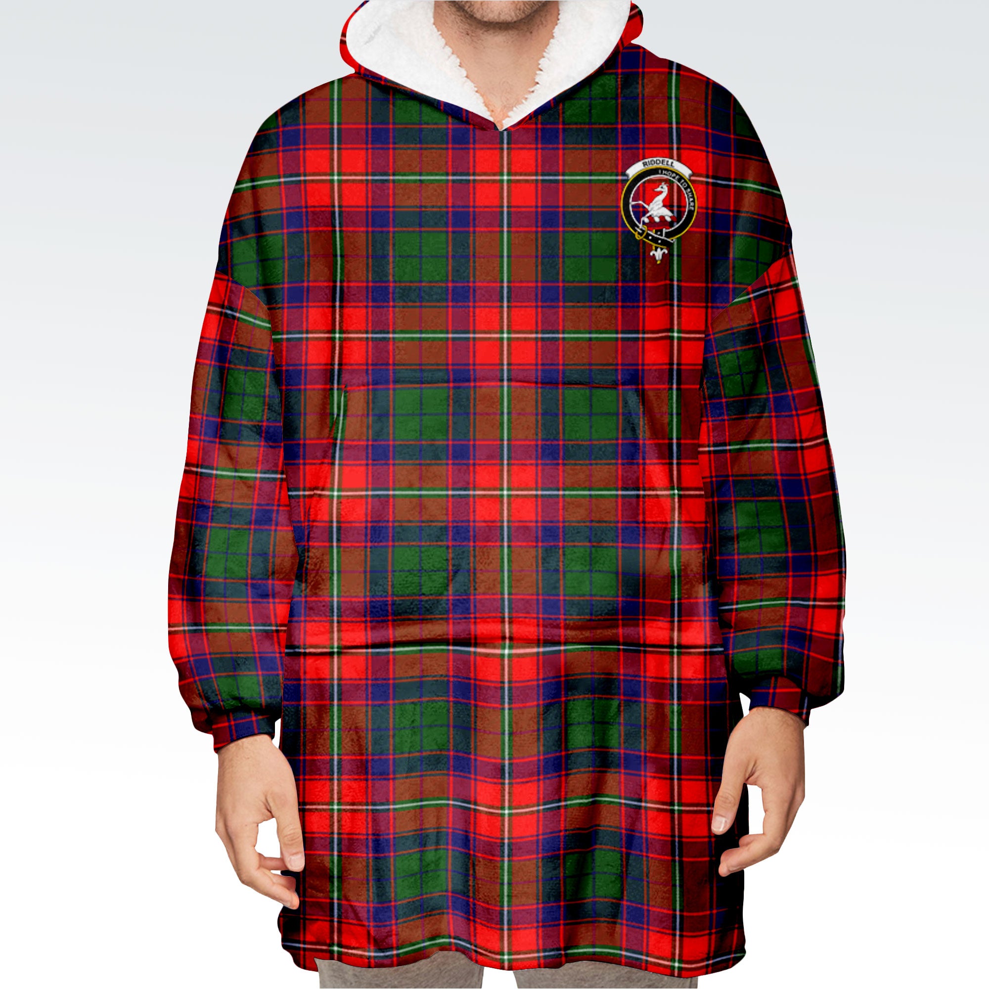 Riddell Tartan Hoodie Blanket