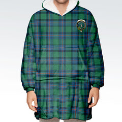 Shaw Ancient Tartan Hoodie Blanket