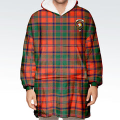 Stewart of Appin Ancient Tartan Hoodie Blanket