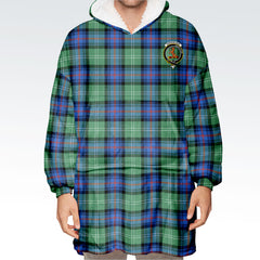 Sutherland Old Ancient Tartan Hoodie Blanket