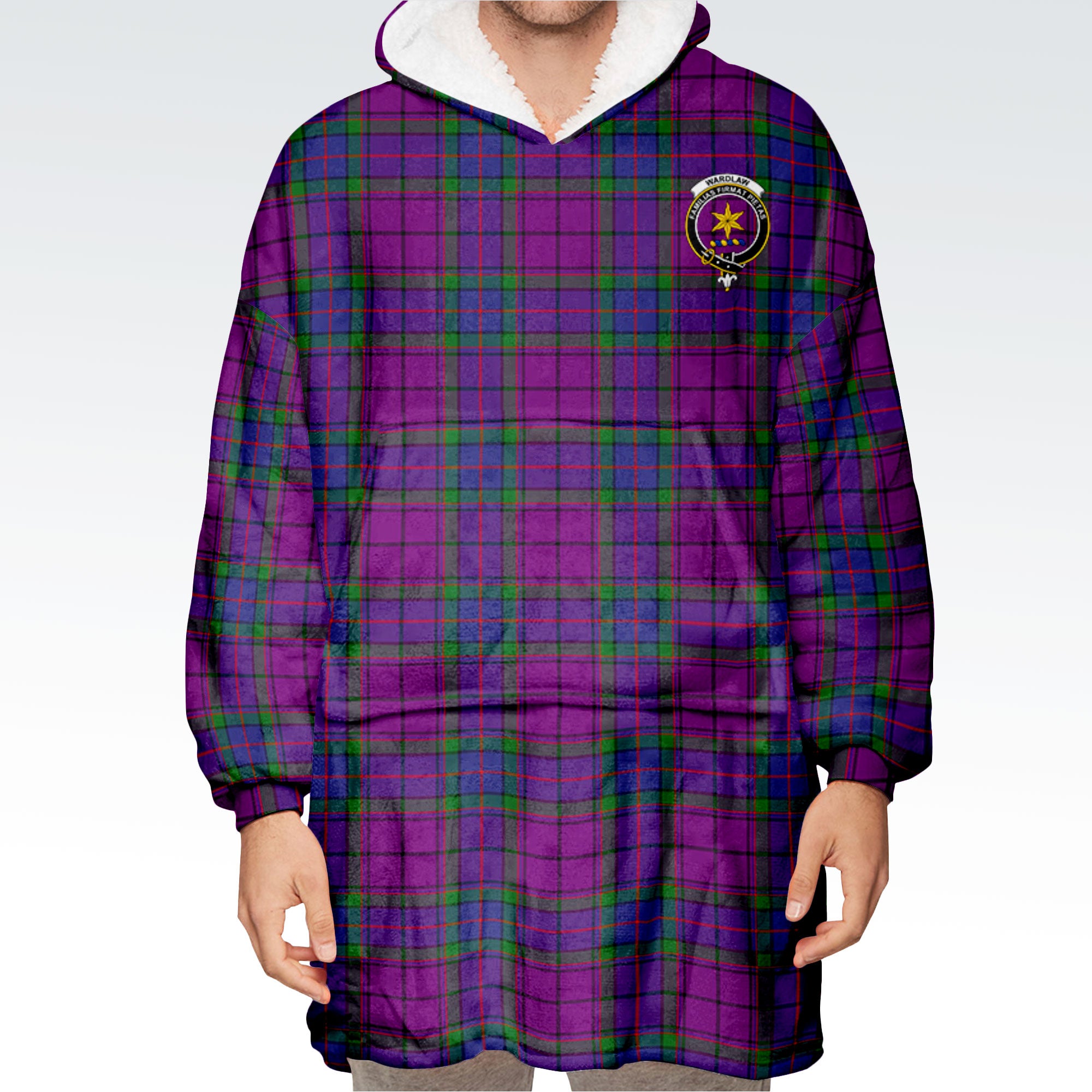 Wardlaw Modern Tartan Hoodie Blanket