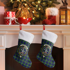 Bannerman Tartan Crest Christmas Stocking