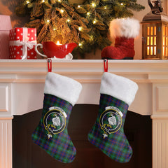 Calder (Calder-Campbell) Tartan Crest Christmas Stocking