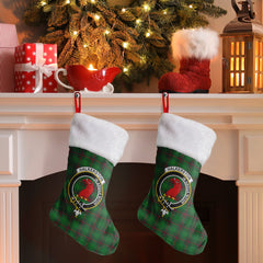 Halkerston Tartan Crest Christmas Stocking