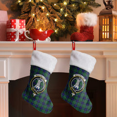 MacCallum Modern Tartan Crest Christmas Stocking