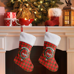 MacDonald of Sleat Tartan Crest Christmas Stocking