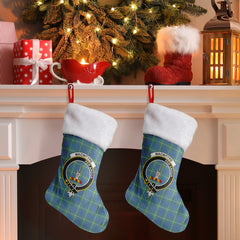 MacIntyre Hunting Ancient Tartan Crest Christmas Stocking