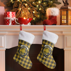 MacLeod of Lewis Ancient Tartan Crest Christmas Stocking