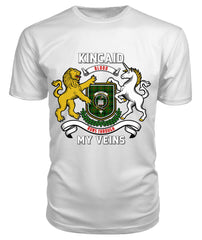 Kincaid Tartan Crest 2D T-shirt - Blood Runs Through My Veins Style