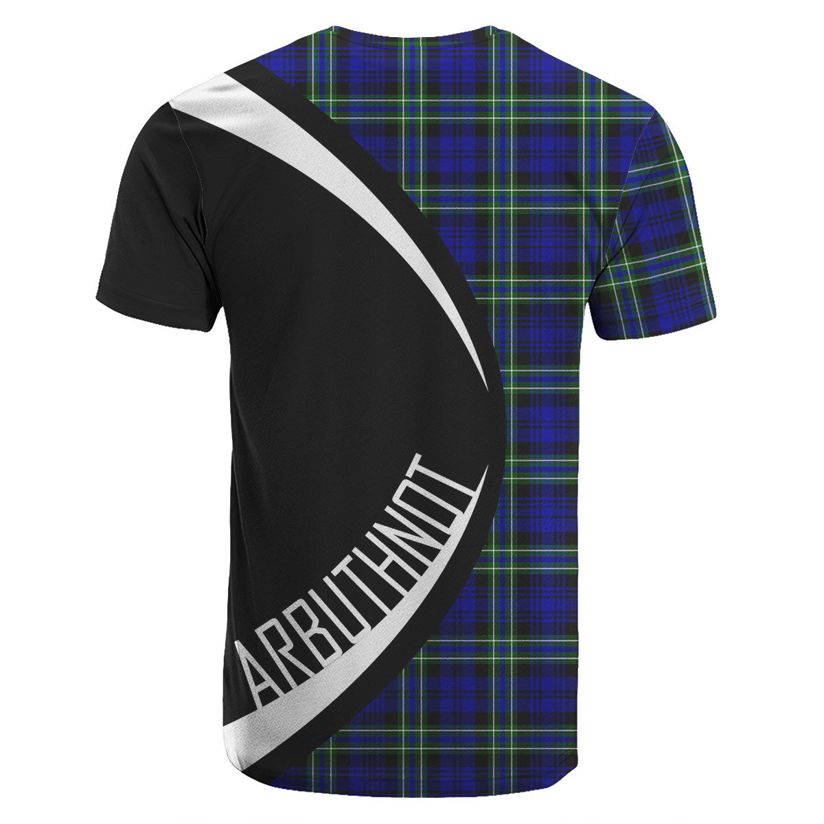 Arbuthnot Modern Tartan Crest T-shirt - Circle Style