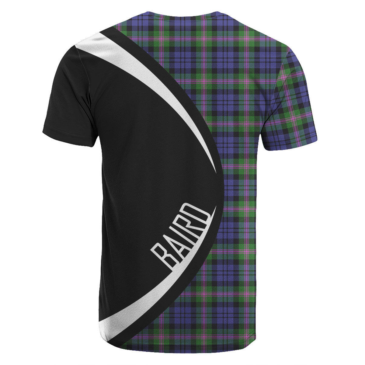 Baird Modern Tartan Crest T-shirt - Circle Style