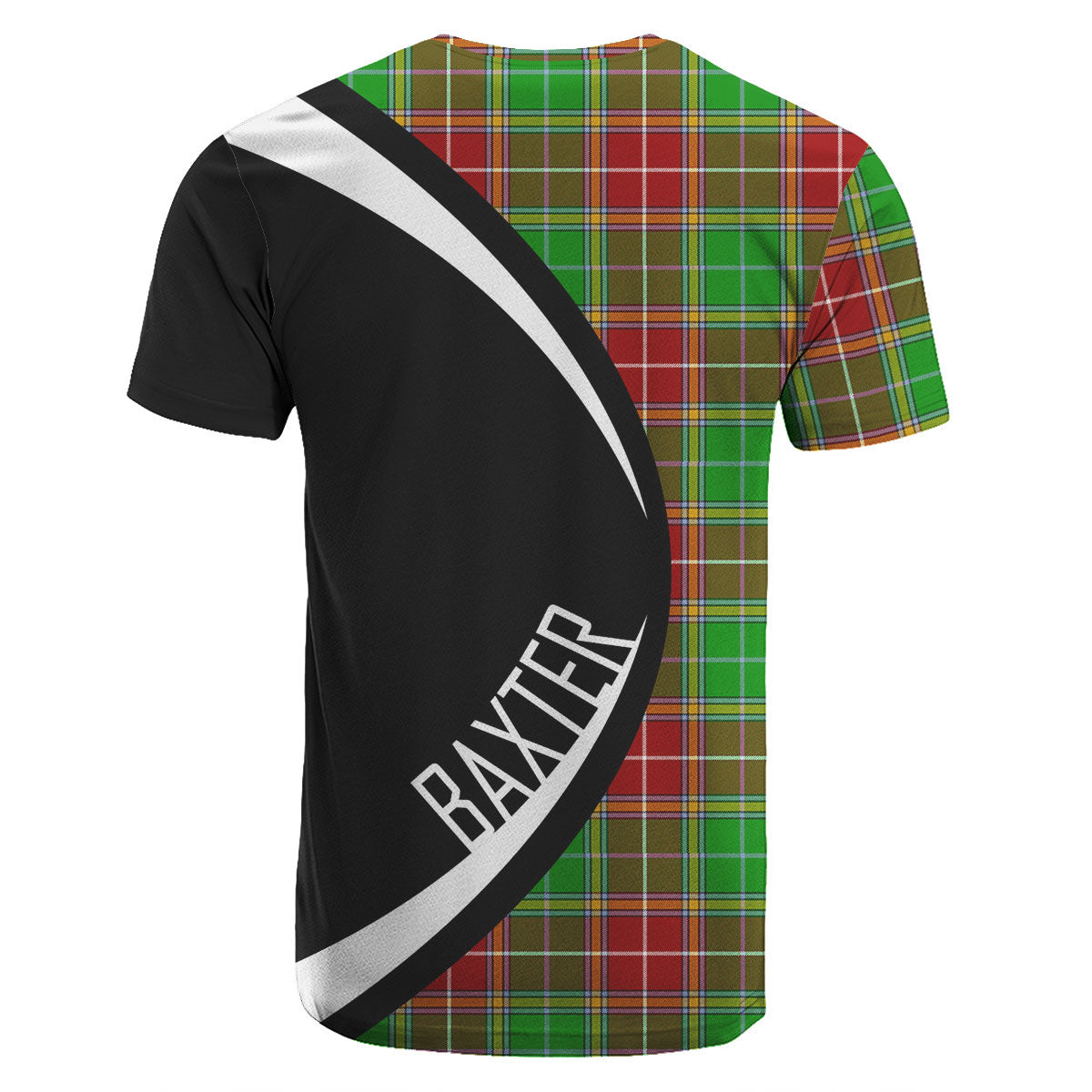 Baxter Modern Tartan Crest T-shirt - Circle Style