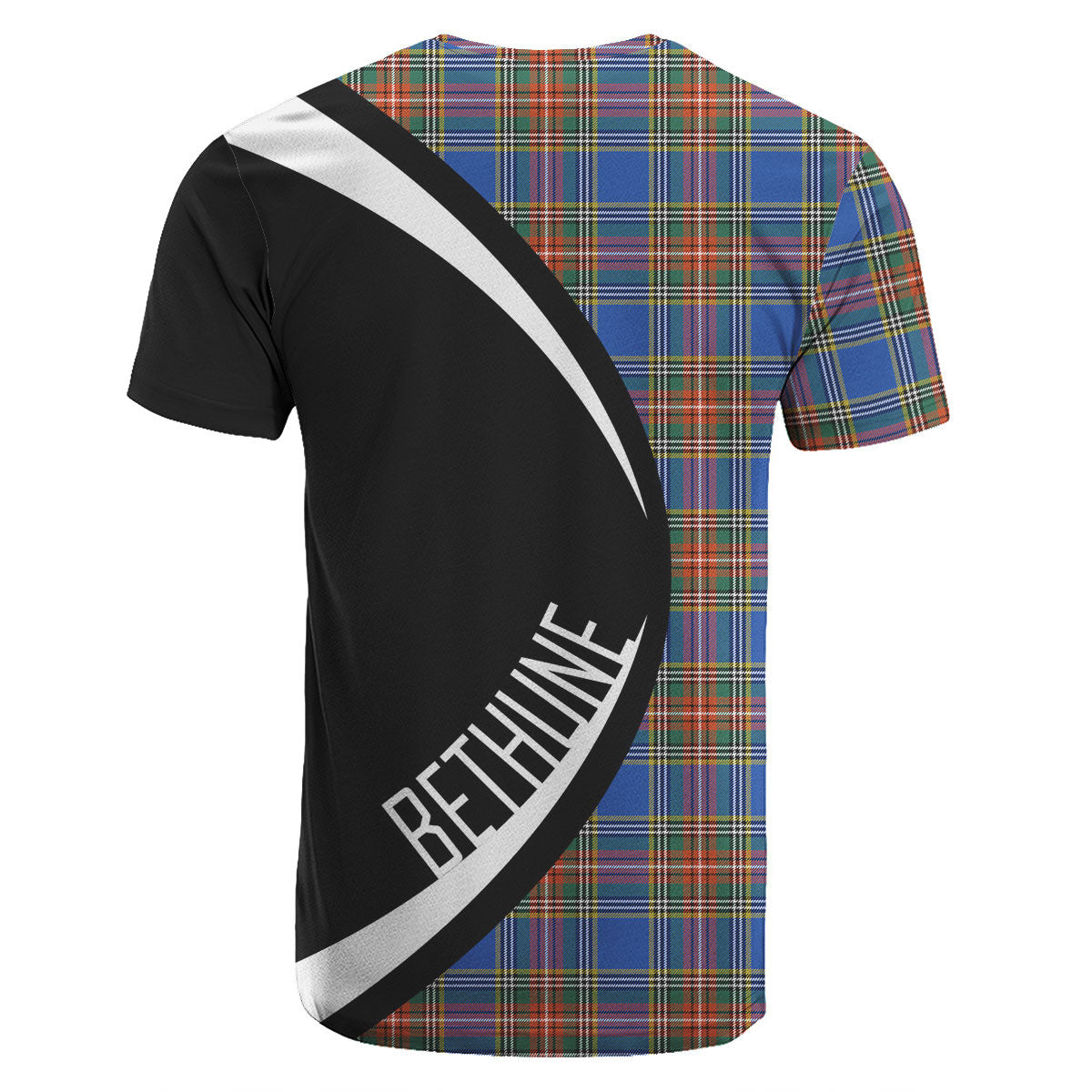 Bethune Ancient Tartan Crest T-shirt - Circle Style