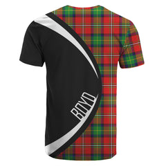 Boyd Modern Tartan Crest T-shirt - Circle Style