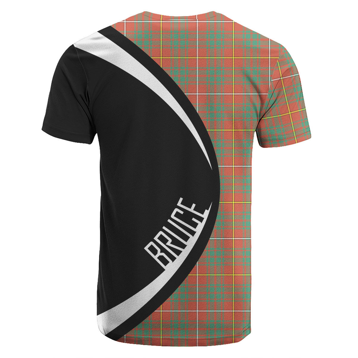 Bruce Ancient Tartan Crest T-shirt - Circle Style