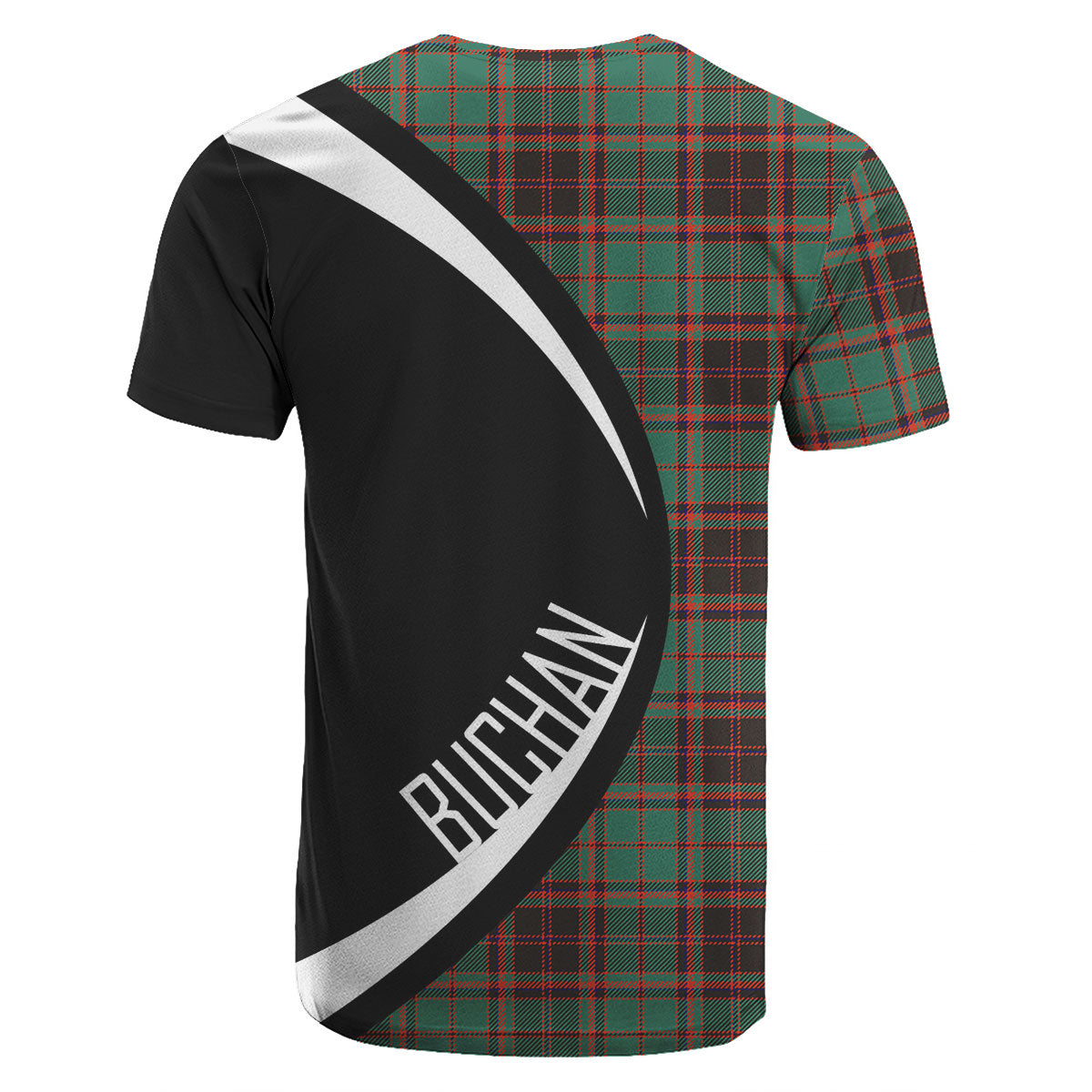 Buchan Ancient Tartan Crest T-shirt - Circle Style