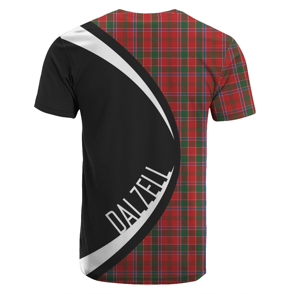 Dalzell Tartan Crest T-shirt - Circle Style