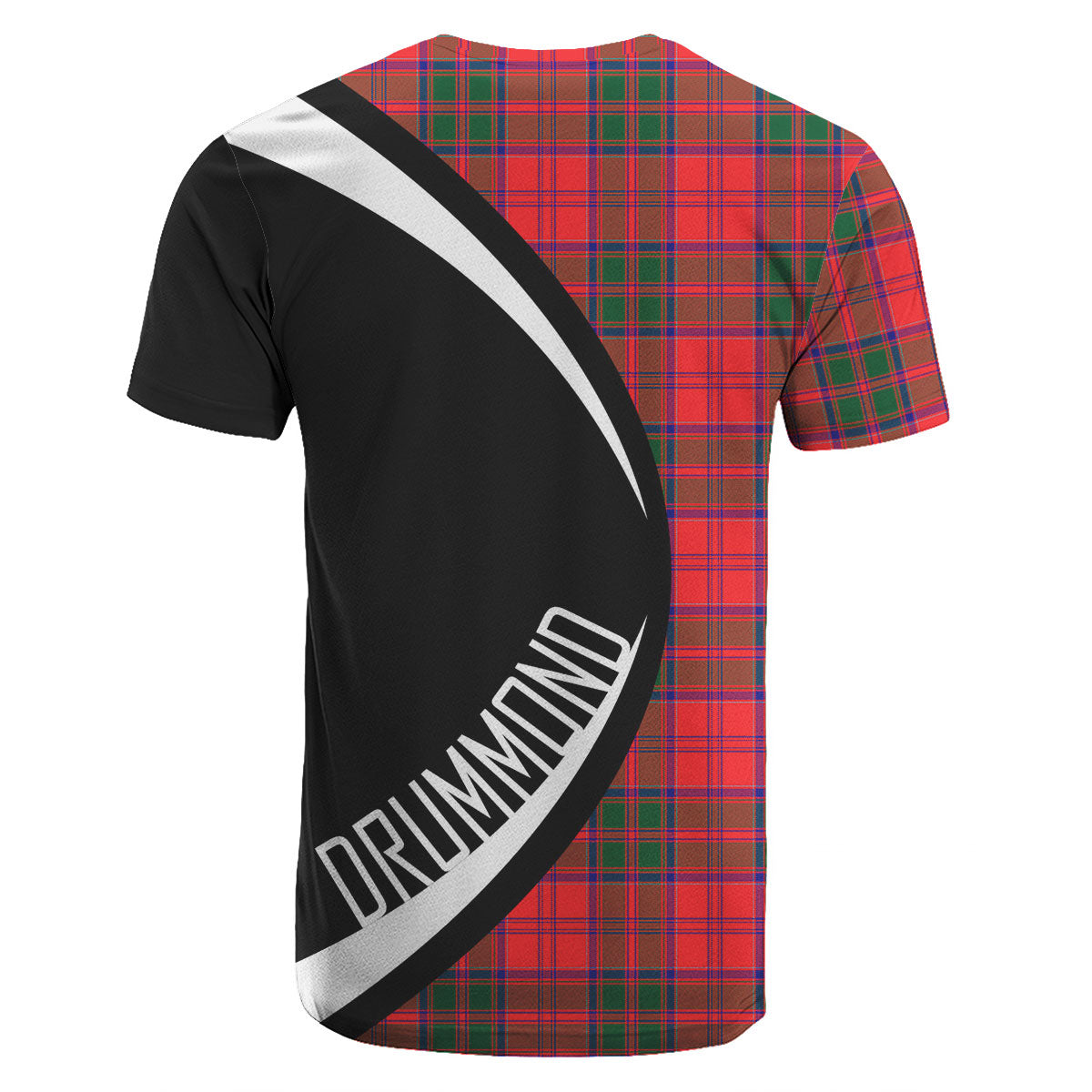 Drummond Modern Tartan Crest T-shirt - Circle Style