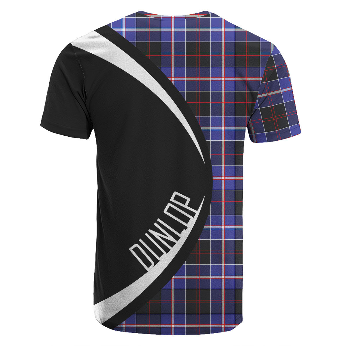 Dunlop Modern Tartan Crest T-shirt - Circle Style