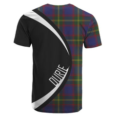 Durie Tartan Crest T-shirt - Circle Style