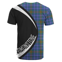 Edmonstone Tartan Crest T-shirt - Circle Style