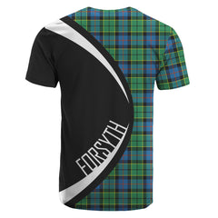 Forsyth Ancient Tartan Crest T-shirt - Circle Style