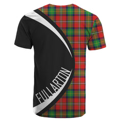 Fullarton Tartan Crest T-shirt - Circle Style