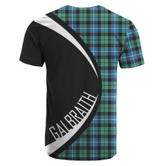 Galbraith Ancient Tartan Crest T-shirt - Circle Style