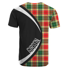 Gibson Tartan Crest T-shirt - Circle Style