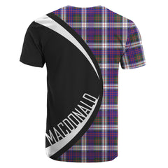 MacDonald Dress Modern Tartan Crest T-shirt - Circle Style