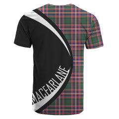 MacFarlane Hunting Modern Tartan Crest T-shirt - Circle Style
