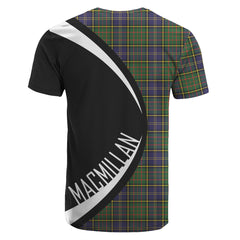 MacMillan Hunting Modern Tartan Crest T-shirt - Circle Style