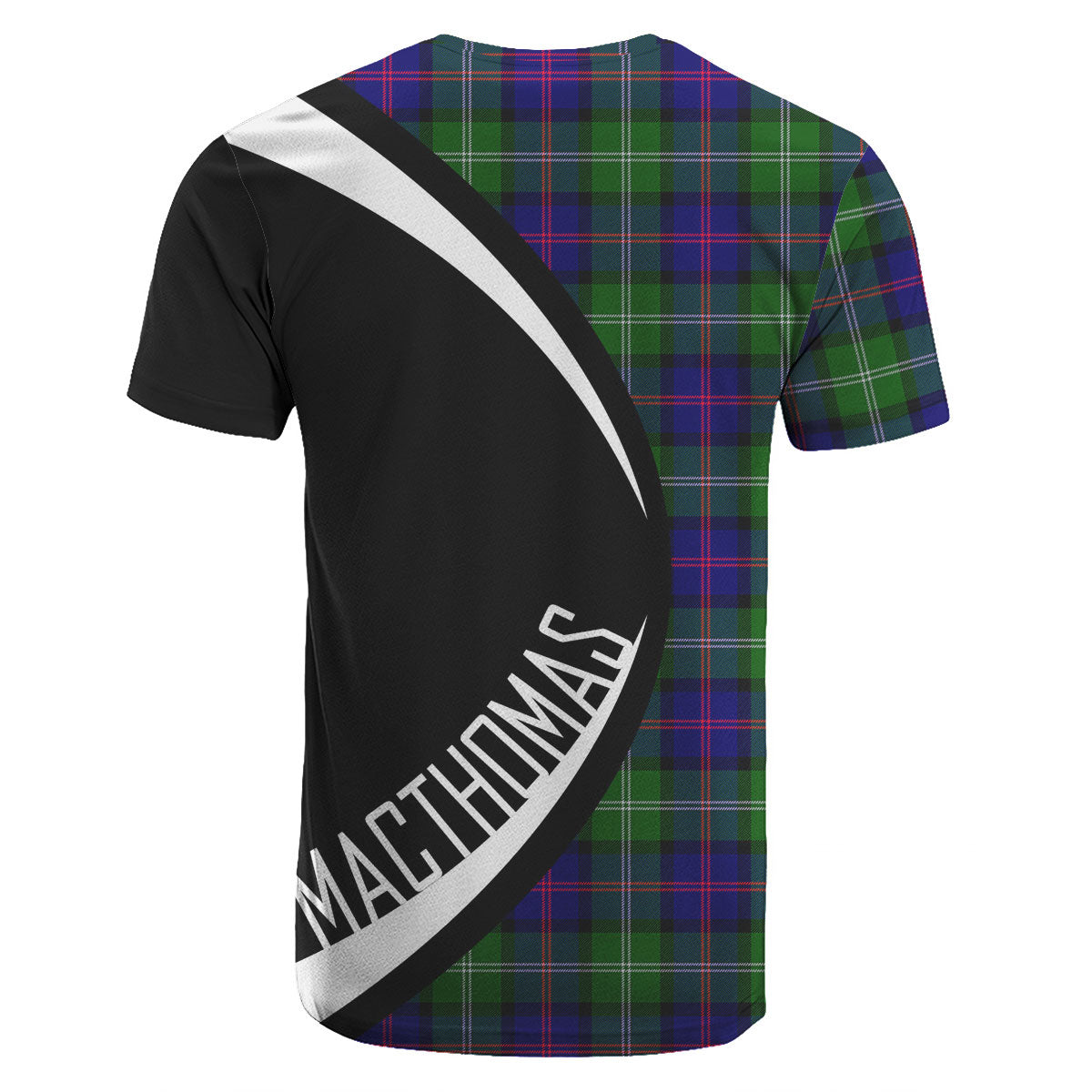 MacThomas Modern Tartan Crest T-shirt - Circle Style