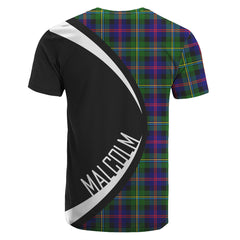 Malcolm Tartan Crest T-shirt - Circle Style