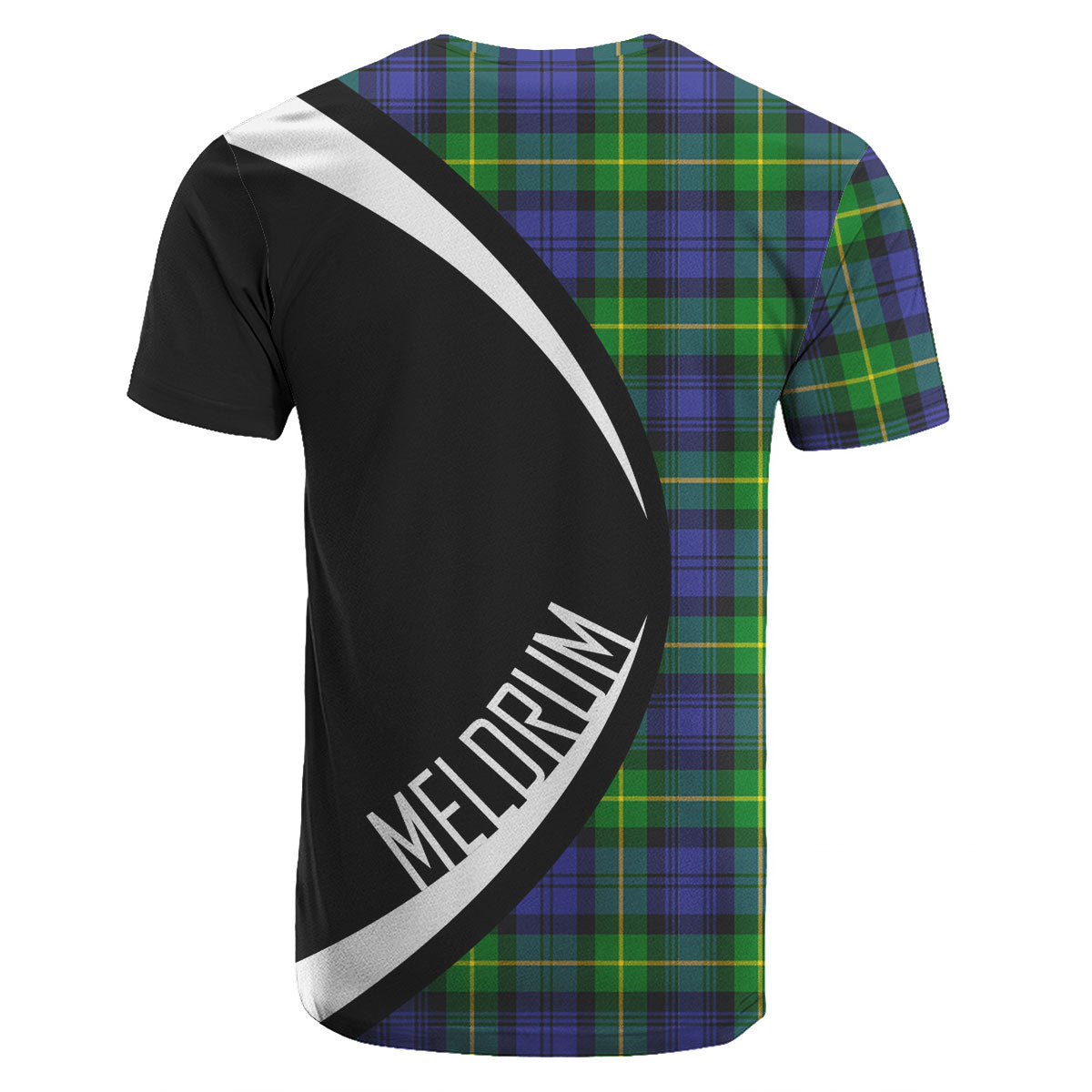 Meldrum Tartan Crest T-shirt - Circle Style