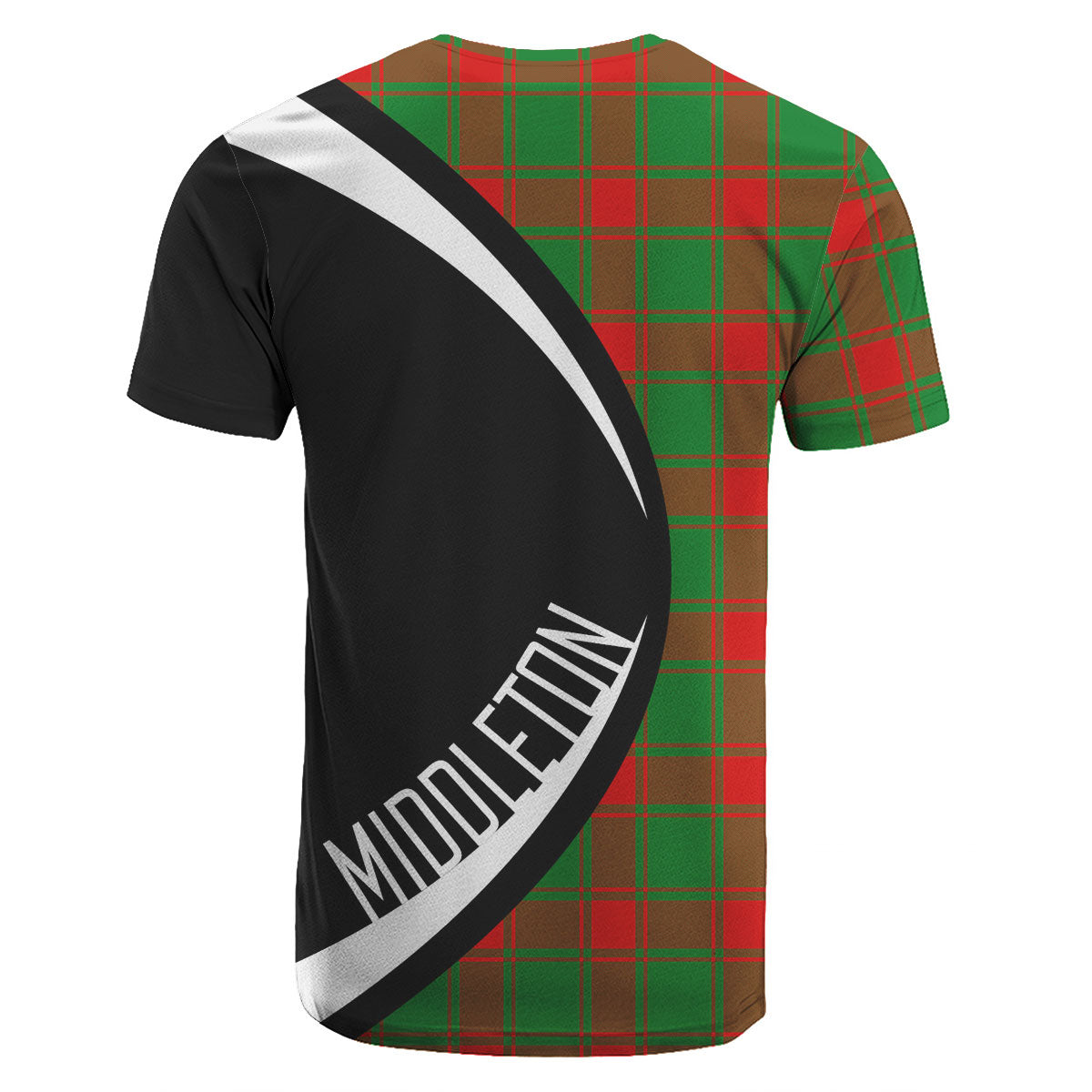 Middleton Modern Tartan Crest T-shirt - Circle Style