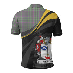 Halliday Tartan Polo Shirt - Royal Coat Of Arms Style
