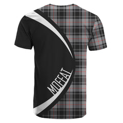 Moffat Modern Tartan Crest T-shirt - Circle Style