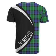 Monteith Tartan Crest T-shirt - Circle Style