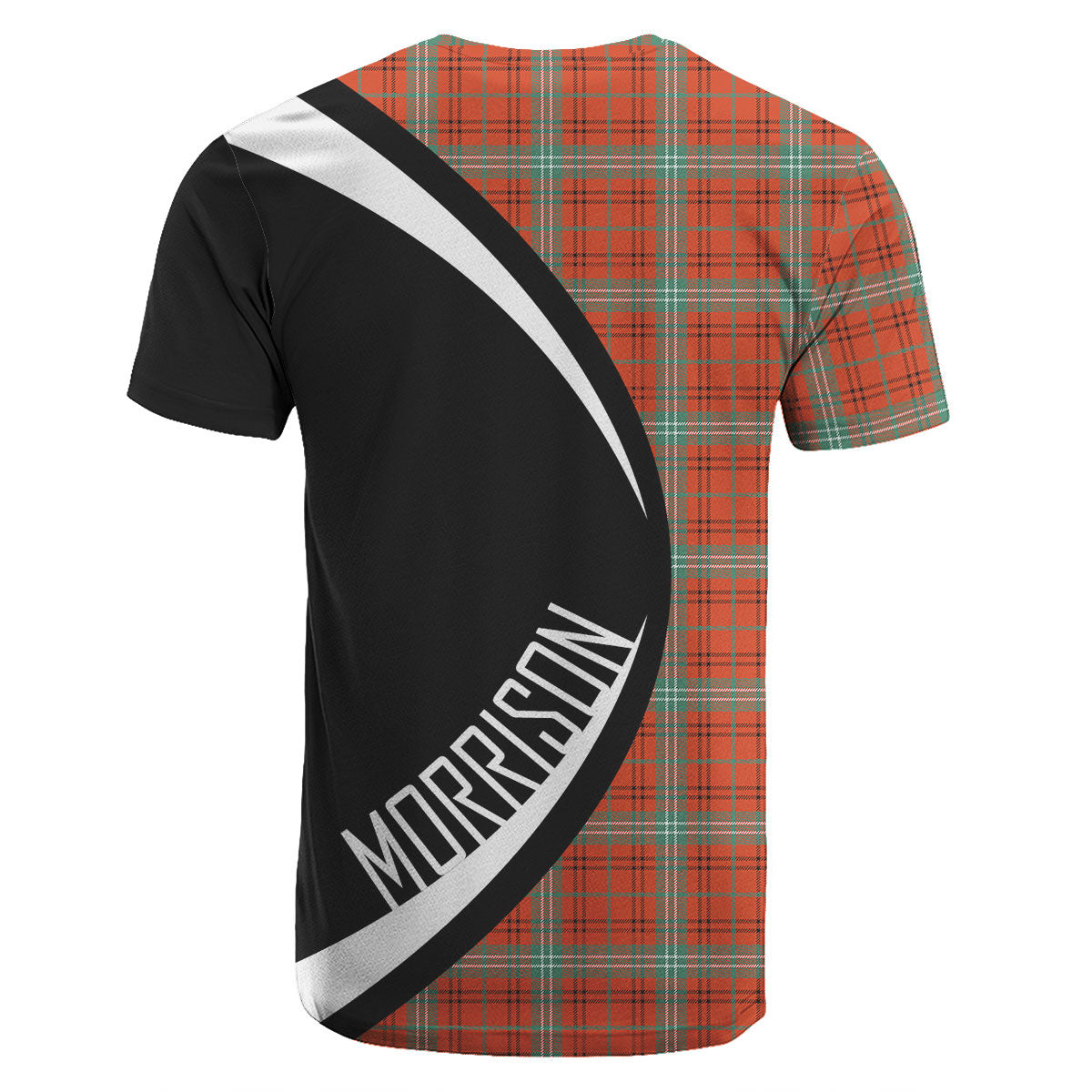 Morrison Red Ancient Tartan Crest T-shirt - Circle Style