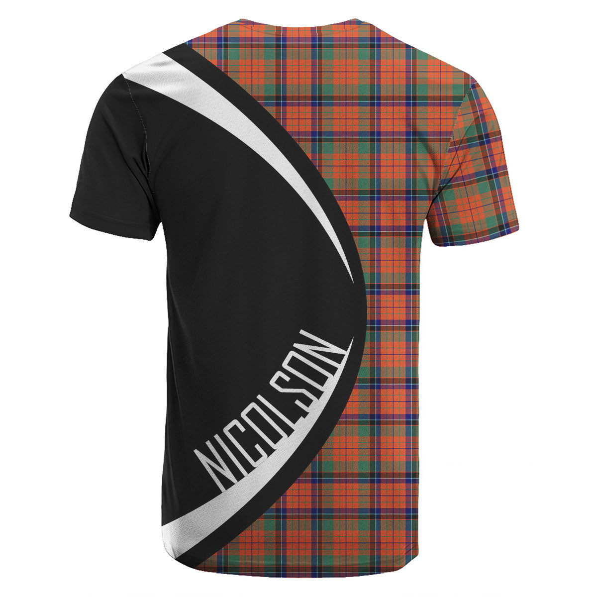 Nicolson Ancient Tartan Crest T-shirt - Circle Style