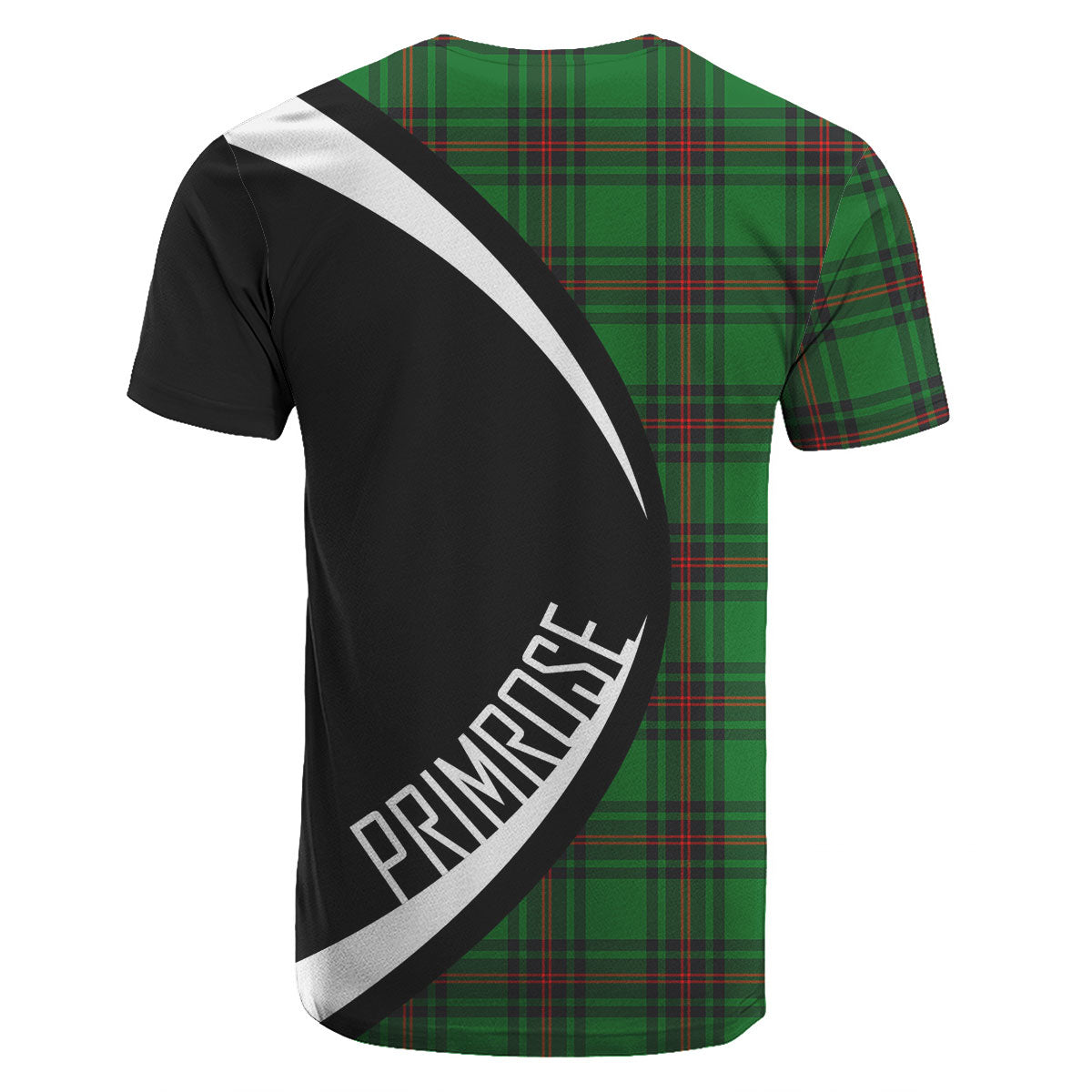 Primrose Tartan Crest T-shirt - Circle Style